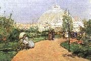 Childe Hassam The Chicago Exhibition, Crystal Palace China oil painting reproduction